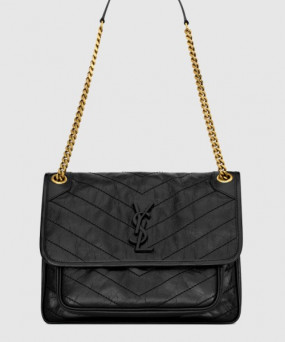 생로랑 빈티지 가죽 소재 NIKI 미디엄 633158