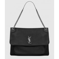 생로랑 그레인 램스킨 소재의 NIKI 라지백 755857