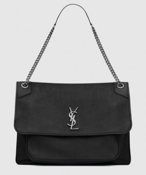 생로랑 그레인 램스킨 소재의 NIKI 라지백 755857