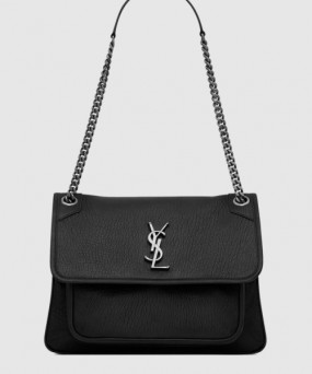 생로랑 그레인 램스킨 소재의 NIKI 미디엄백 633178