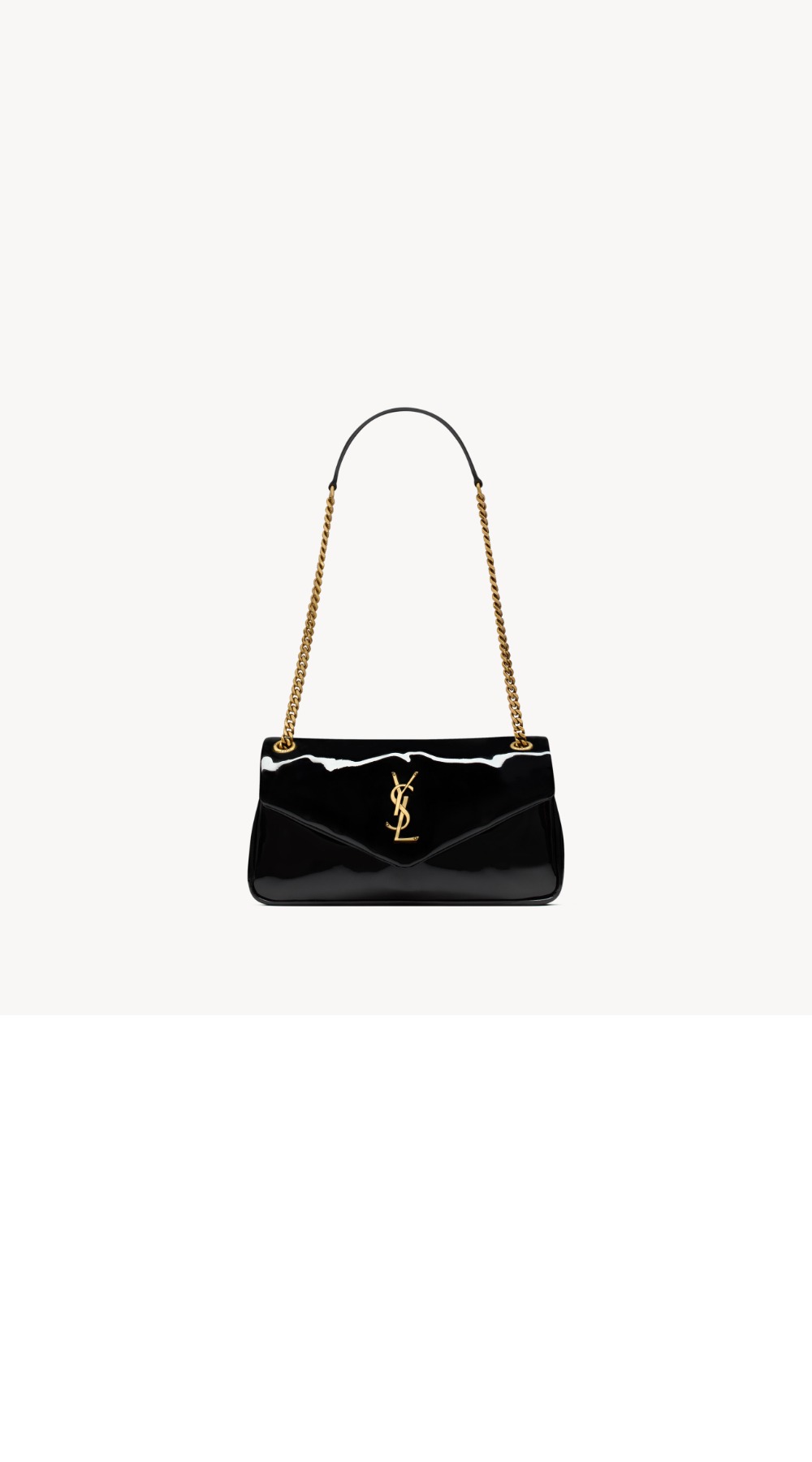 생로랑 페이턴트 가죽 소재의 Calypso small 734153