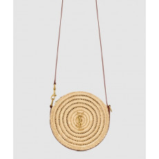 생로랑 라피아 라운드백 744292