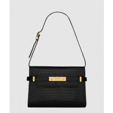 생로랑 맨하탄 숄더백 크로커 스몰 675626