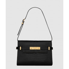 생로랑 맨하탄 숄더백 크로커 스몰 675626