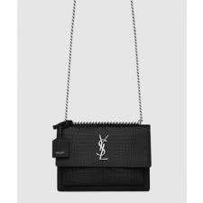 생로랑 선셋 모노그램 크로커 미듐 442906