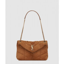 생로랑 루루 푸퍼백 스웨이드 스몰 577476