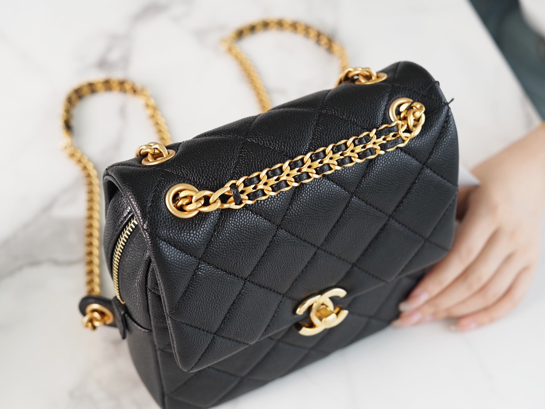 샤넬 멜로디 백팩 캐비어 AS3108