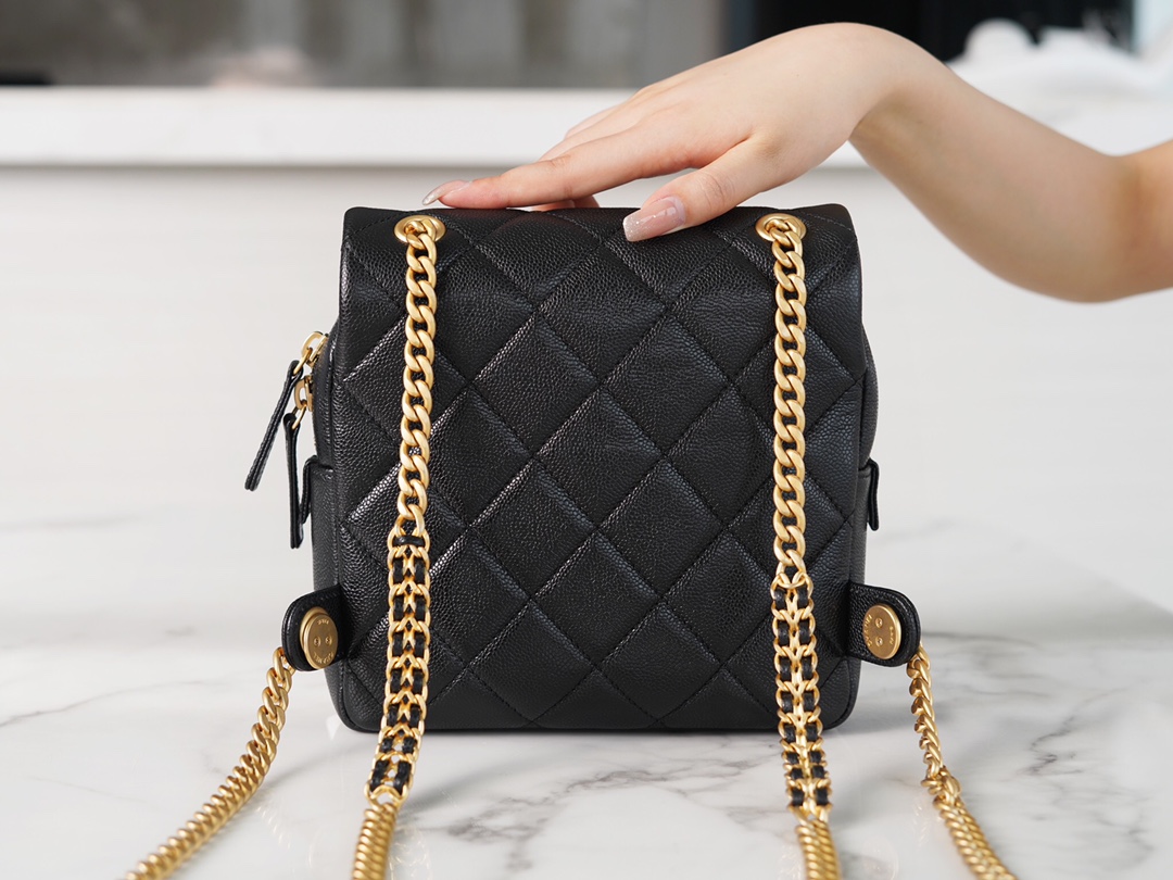 샤넬 멜로디 백팩 캐비어 AS3108