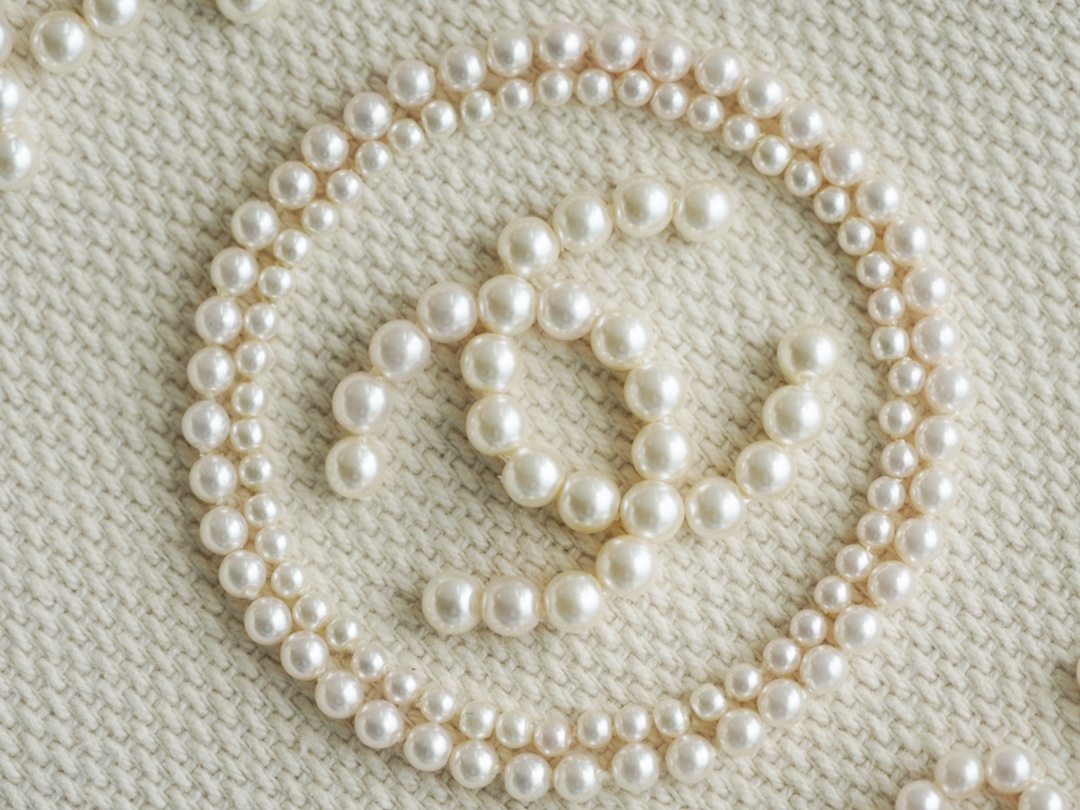 샤넬 진주 로고 도빌백