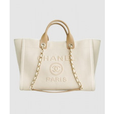 샤넬 진주 로고 도빌백