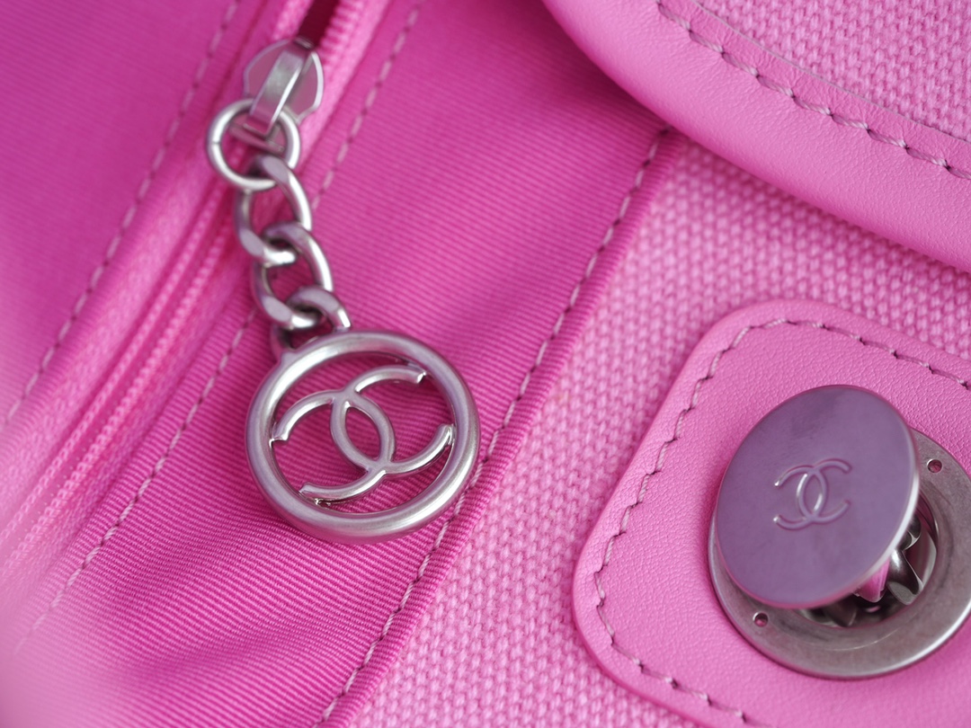 샤넬 맥시 쇼핑백 핑크