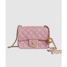 샤넬 쁘띠삭 골드볼 플랩백 뉴미니 핑크