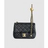 샤넬 뉴미니 골드볼 플랩백 블랙