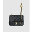 샤넬 뉴미니 골드볼 플랩백 블랙