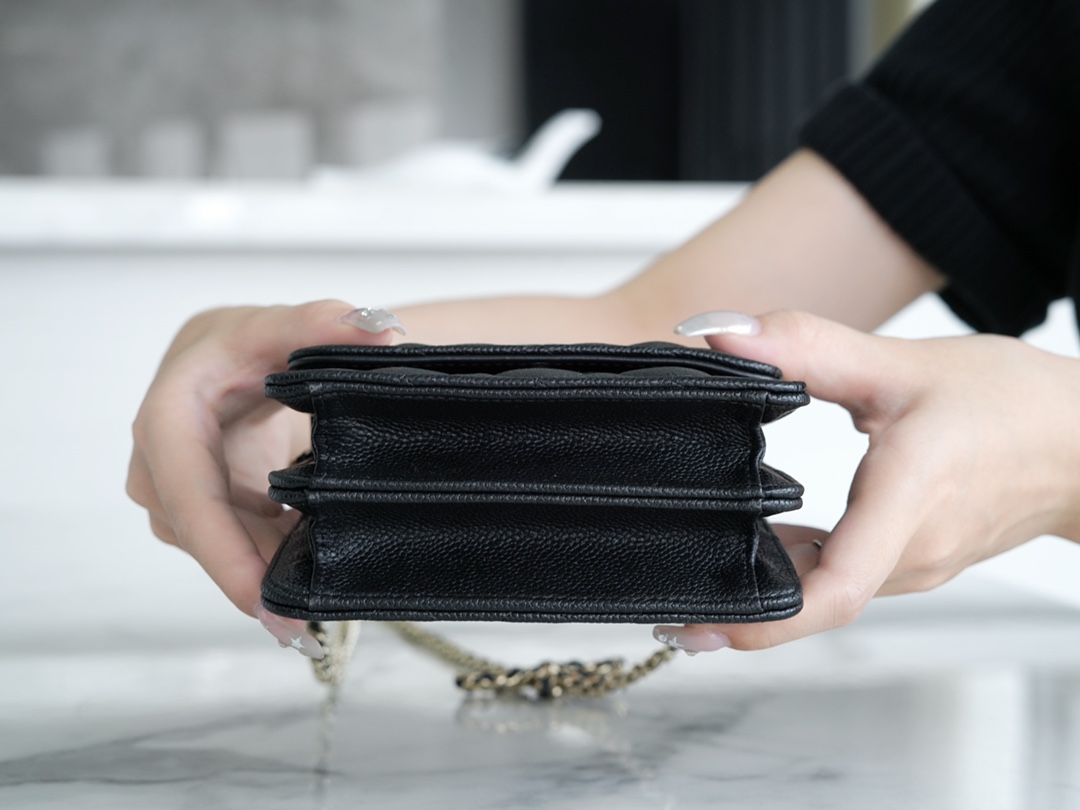 샤넬 리본 체인 WOC 미니백