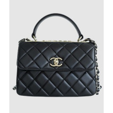 샤넬 트렌디 CC 블랙 스몰 램스킨 A92236