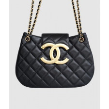 샤넬 24C 크루즈 메신저 백 라지 빅로고 퍼플 AS4609