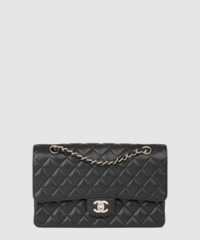 샤넬 클래식 캐비어 미듐 A01112