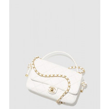 샤넬 핸들 장식의 플랩백 AS5317