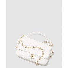 샤넬 핸들 장식의 플랩백 AS5317