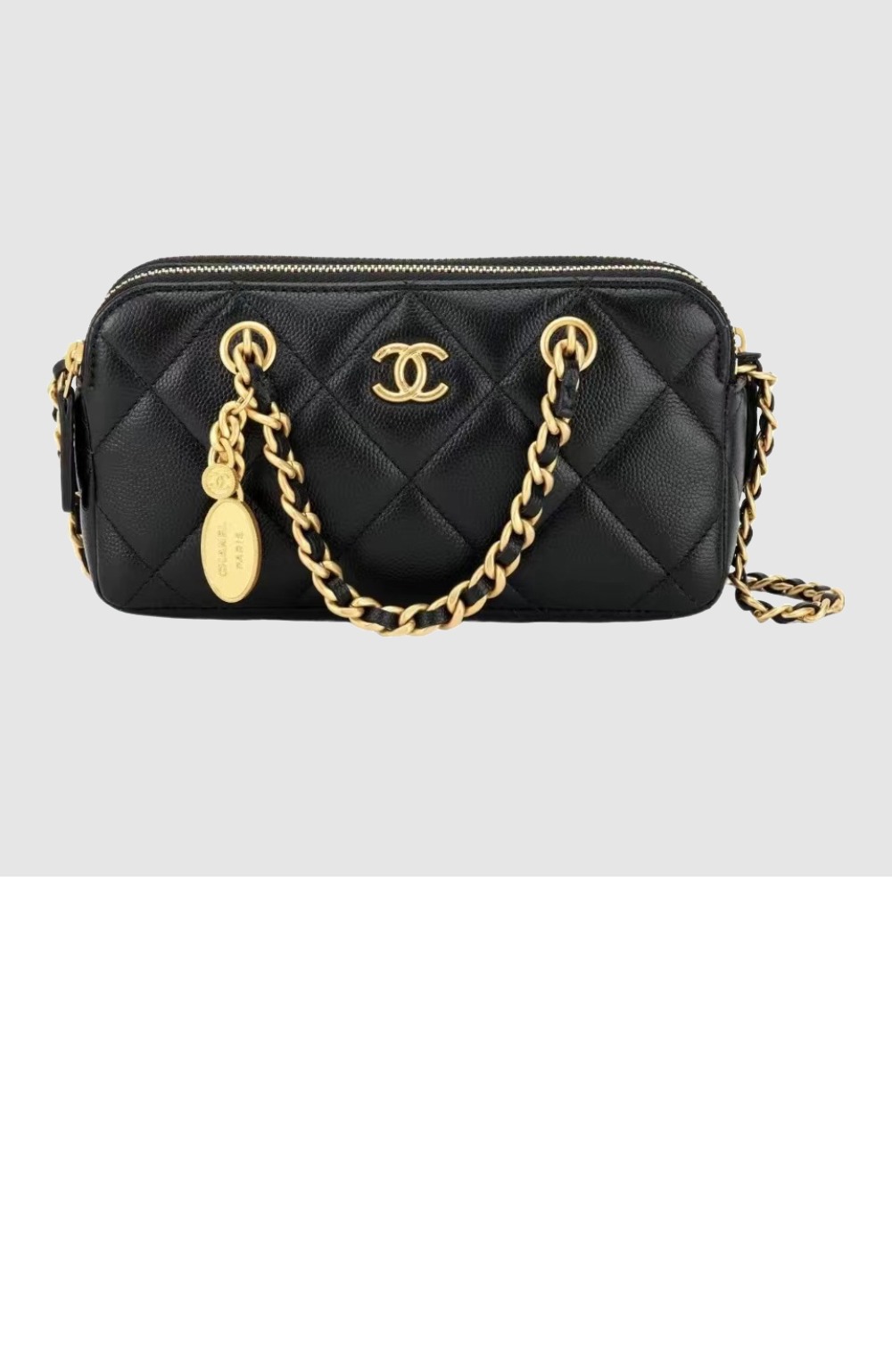 샤넬 더블 지퍼 체인백 AP3495