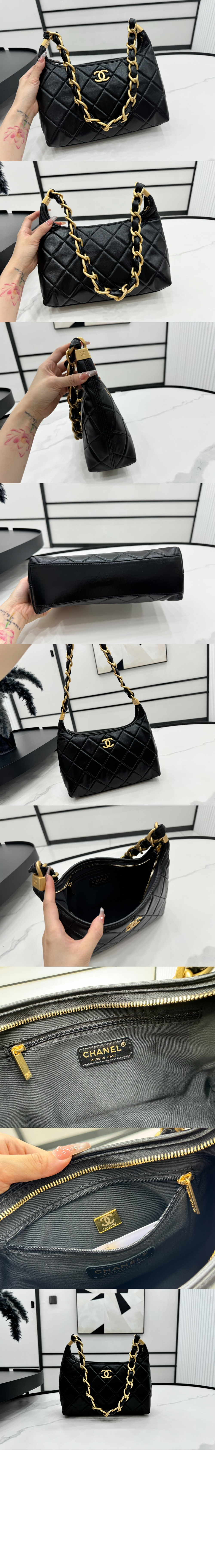 샤넬 호보 핸드백 AS4912