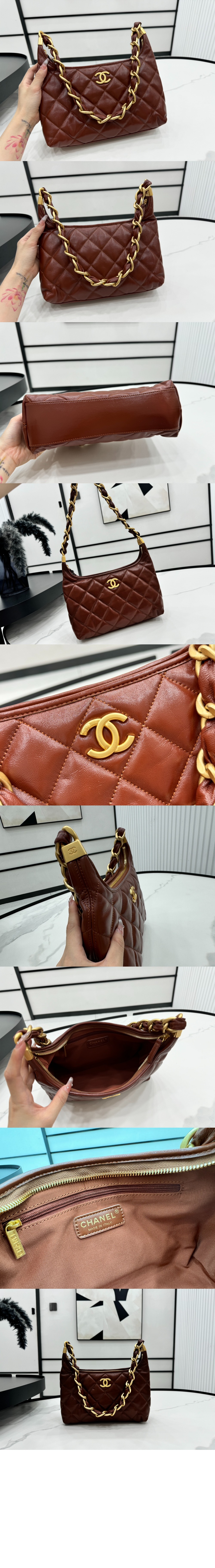 샤넬 호보 핸드백 AS4912