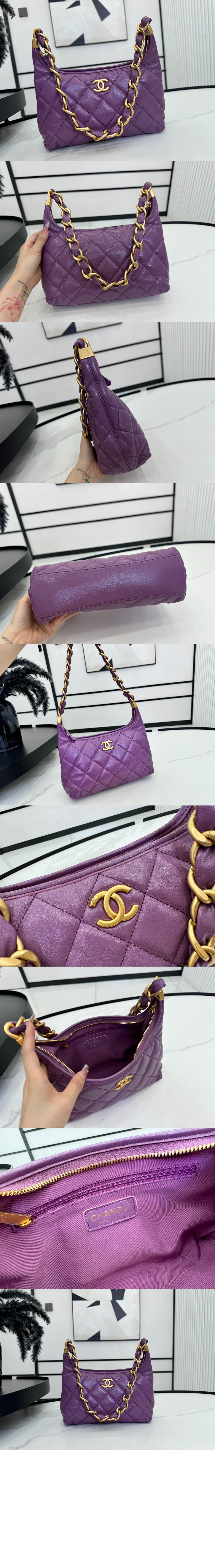 샤넬 호보 핸드백 AS4912