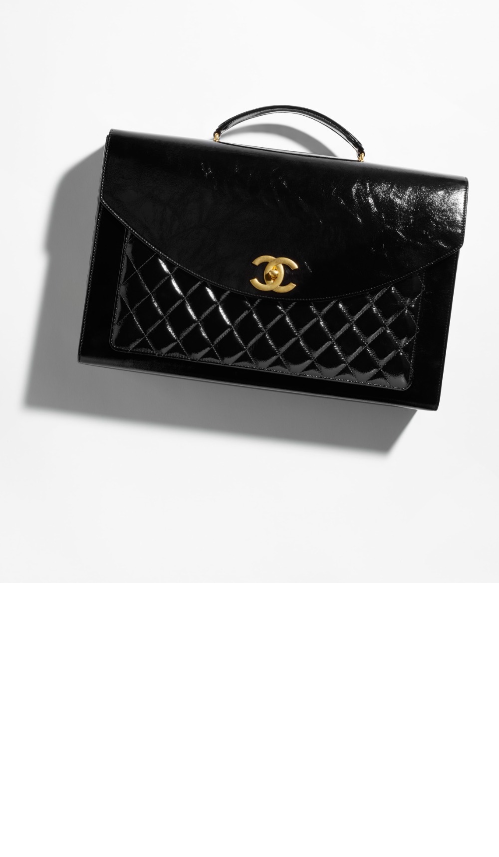 샤넬 브리프케이스 페이턴트 AS5016