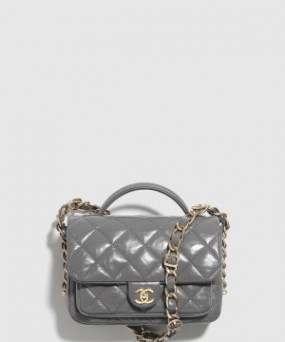 샤넬 핸들 장식의 미니 플랩백 AS4992