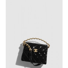 샤넬 핸들 장식의 미니 플랩백 AS4472