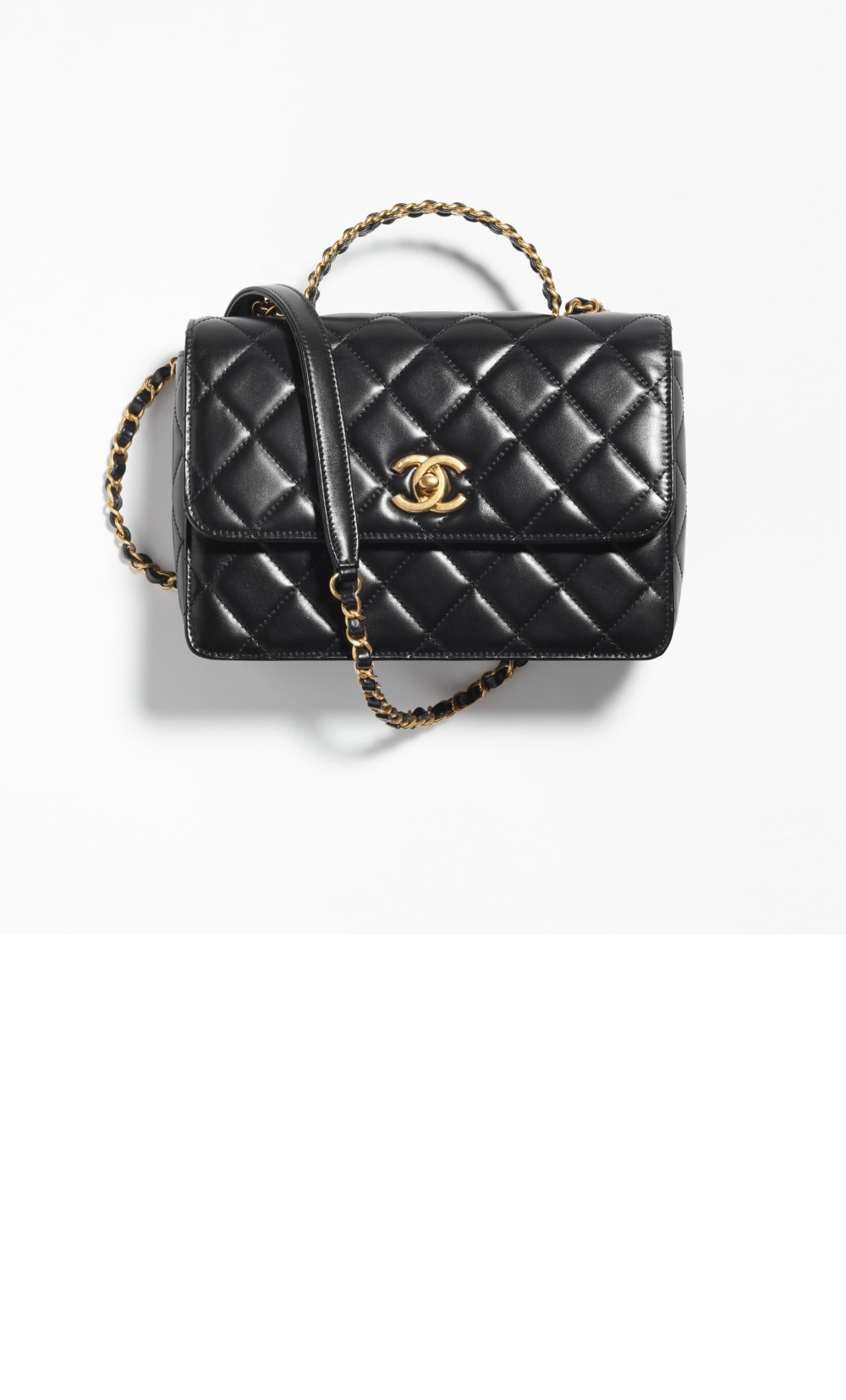 샤넬 스몰 핸들 플랩백 AS3908