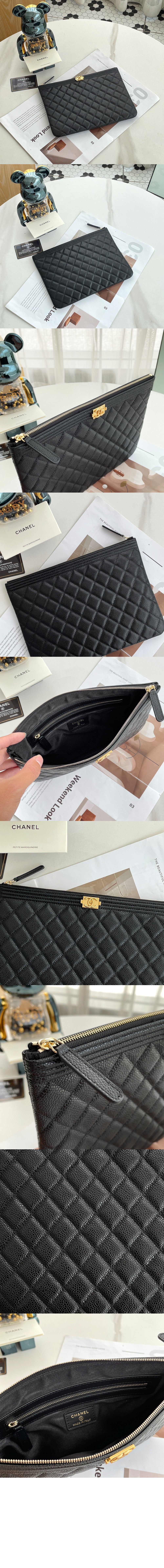 샤넬 보이 클러치 미듐 A84406