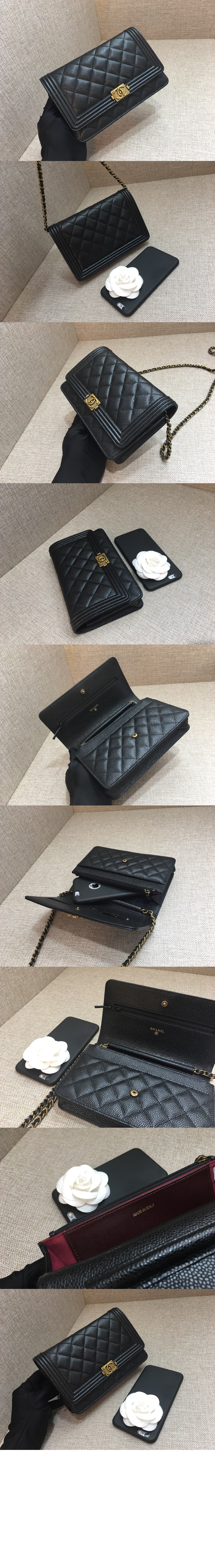 샤넬 보이 WOC 캐비어 AP1117