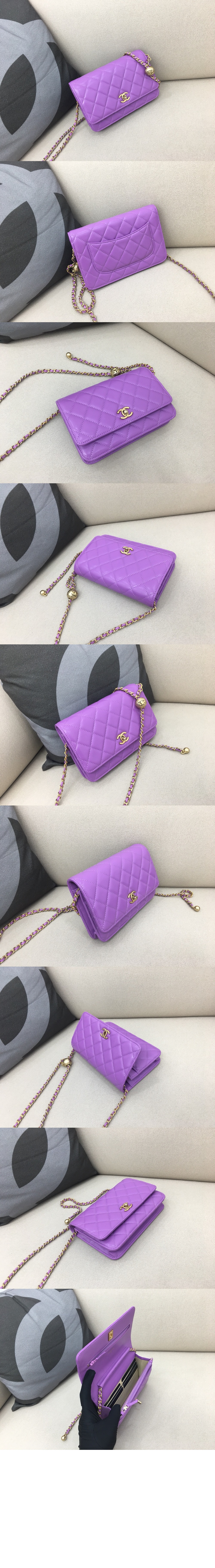 샤넬 골드볼 WOC AP1450