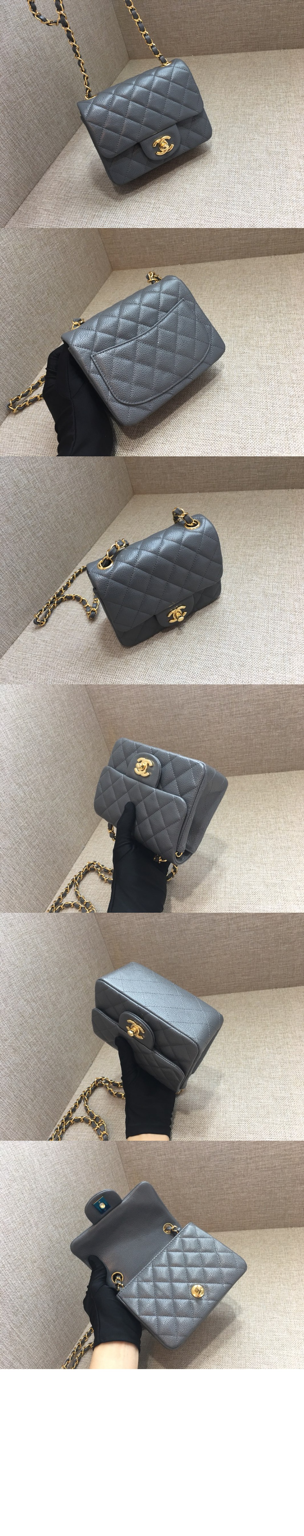 샤넬 클래식 캐비어 쁘띠삭 인기색상 A35200