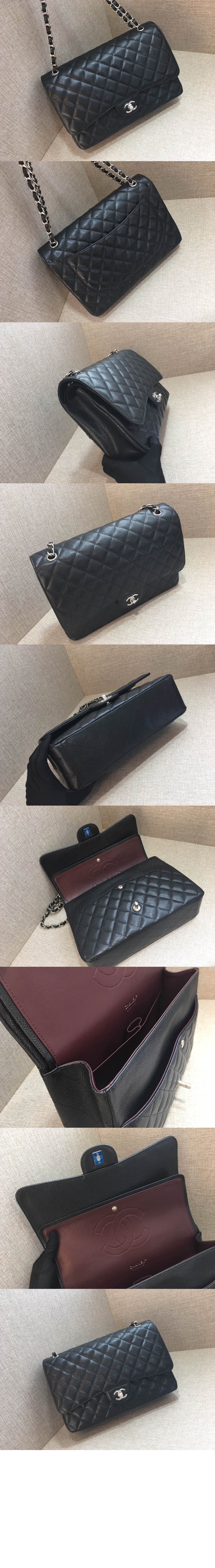 샤넬 클래식 캐비어 맥시 A58601