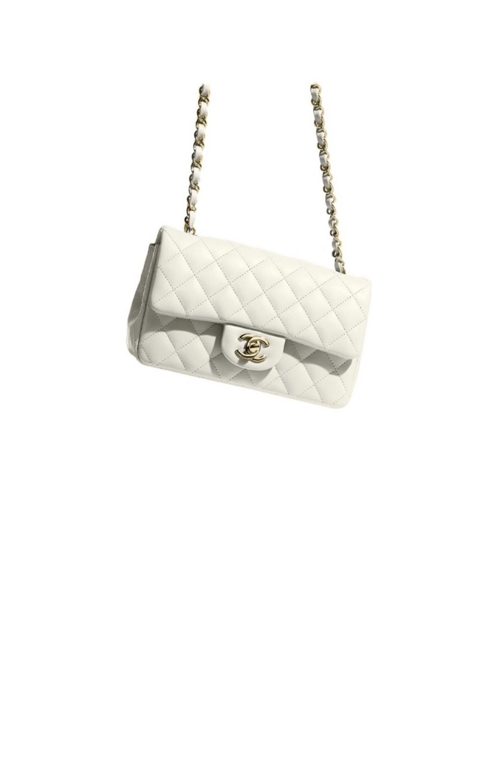 샤넬 클래식 램스킨 뉴미니 샴페인골드 A69900