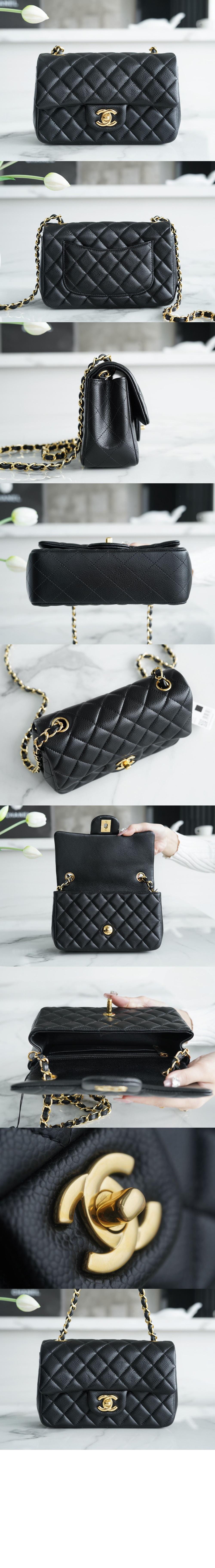 샤넬 클래식 캐비어 뉴미니 A69900