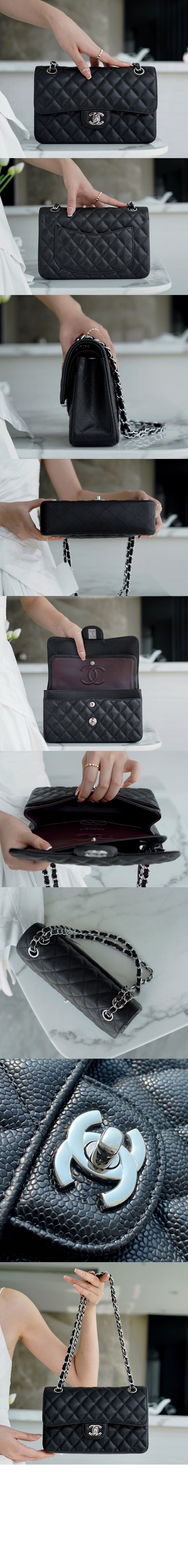 샤넬 클래식 캐비어 스몰 A01113