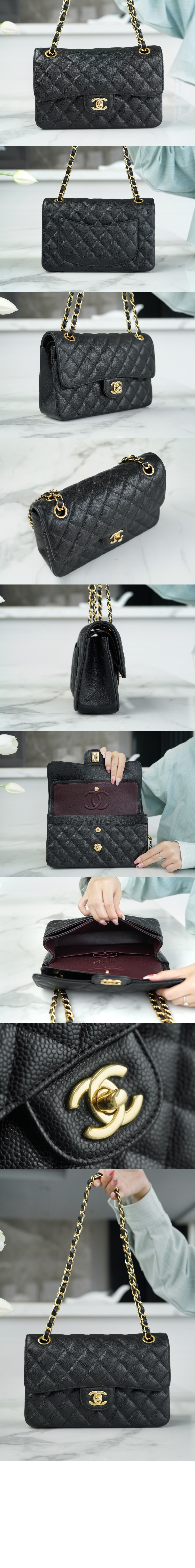 샤넬 클래식 캐비어 스몰 A01113