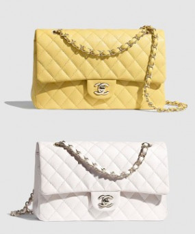 샤넬 클래식 캐비어 미듐 샴페인골드 A01112