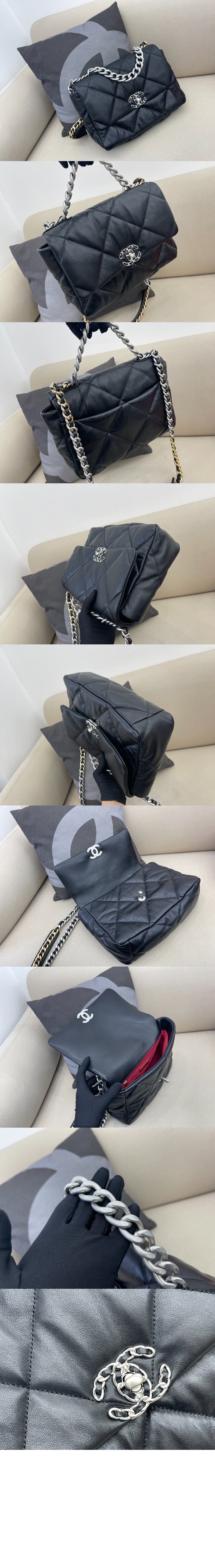 샤넬 19백 라지 AS1161