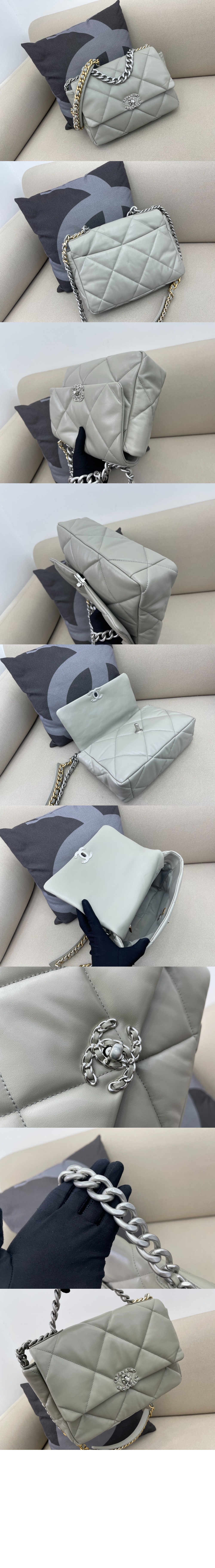 샤넬 19백 라지 AS1161