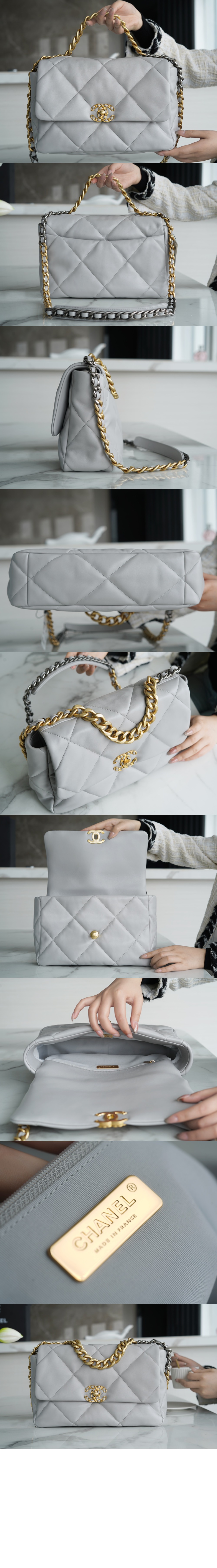 샤넬 19백 라지 인기색상 AS1161