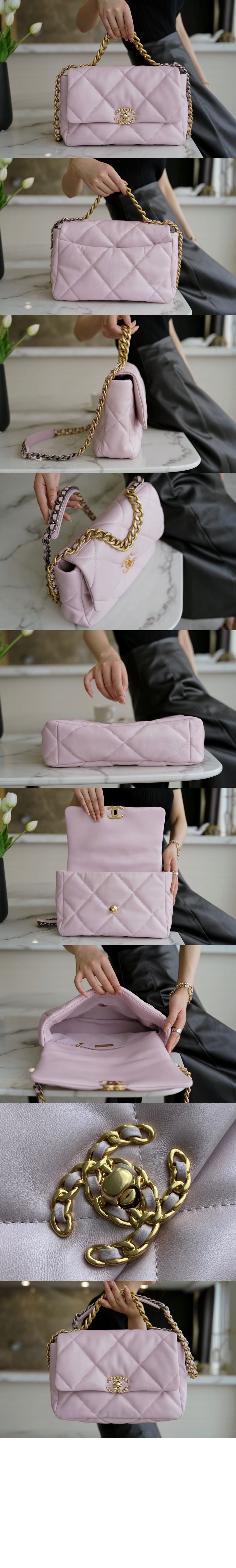 샤넬 19백 라지 인기색상 AS1161