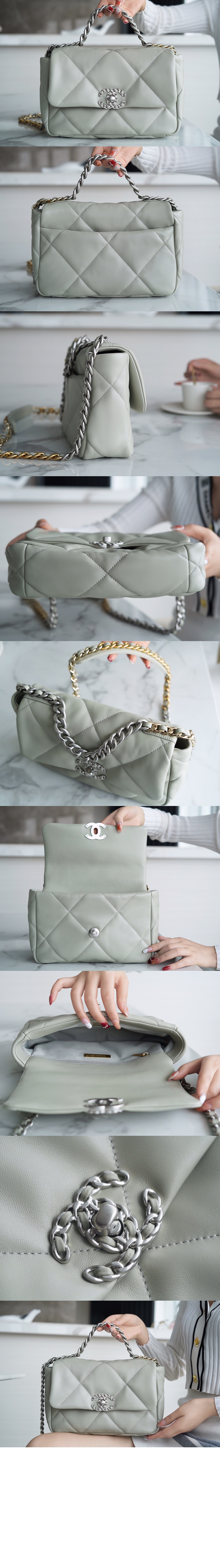 샤넬 19백 미듐 AS1160