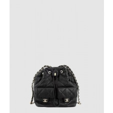 샤넬 투 포켓 드로스트링 백팩 AS4342