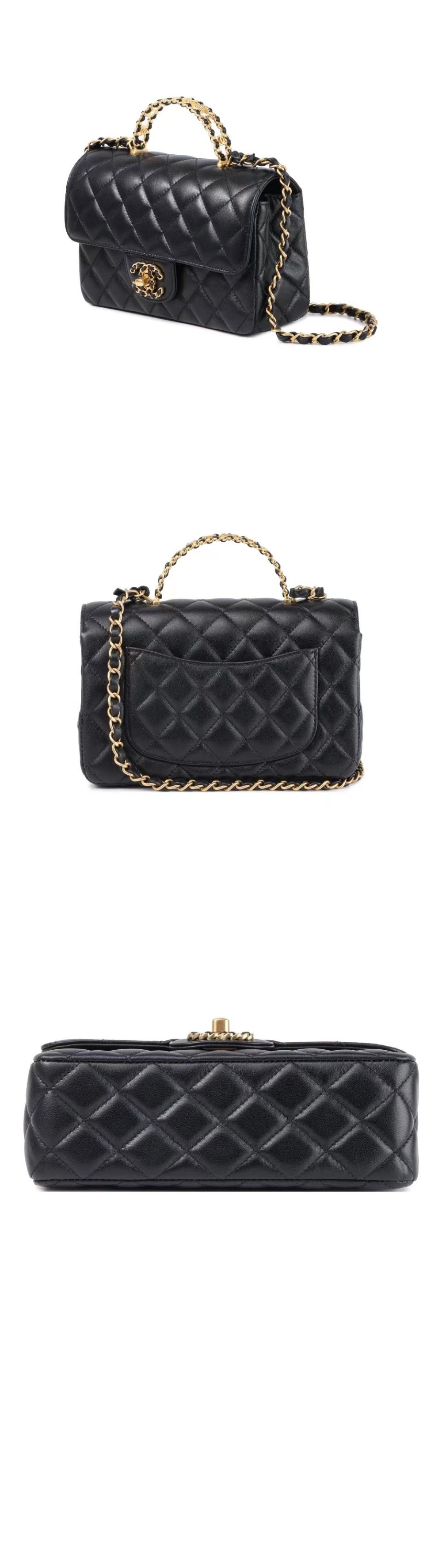 샤넬 미니 탑핸들백 AS4362