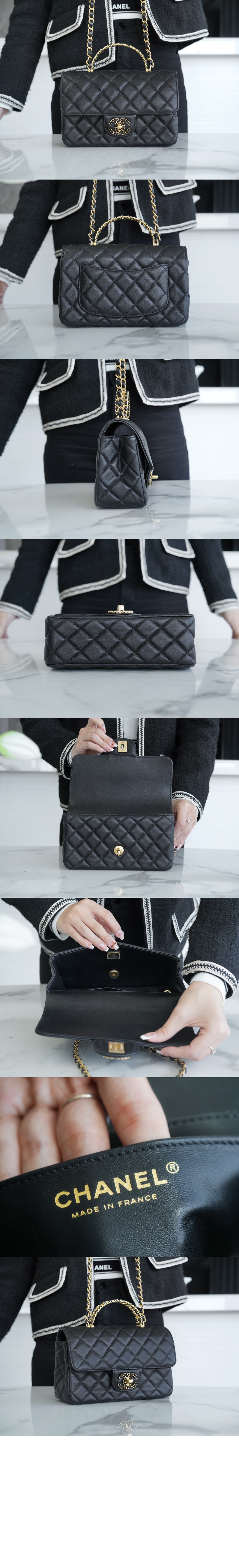 샤넬 미니 탑핸들백 AS4362